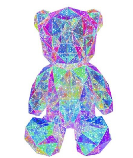 Faceted Crystal Bear Night Light