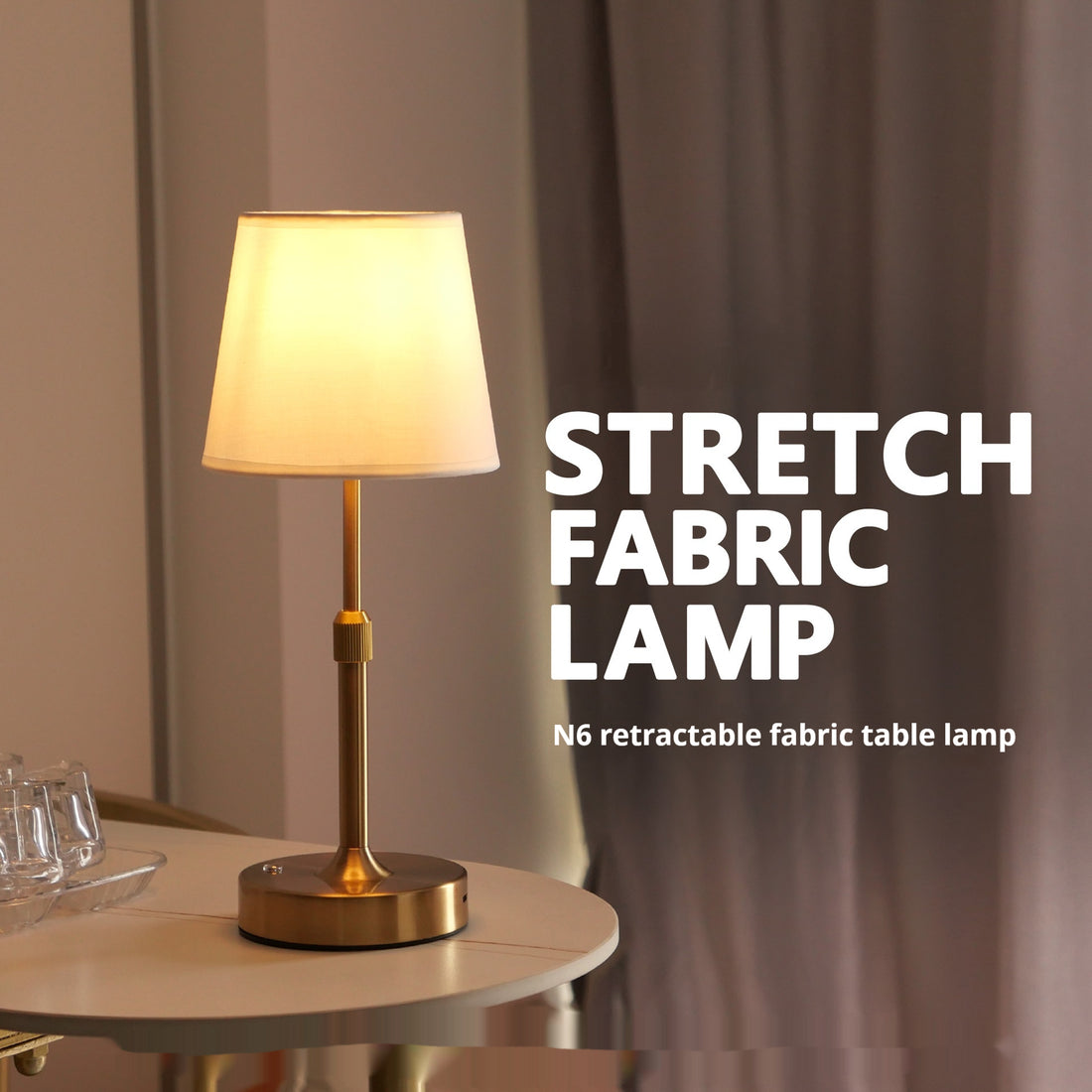 Vintage Fabric Touch Lamp
