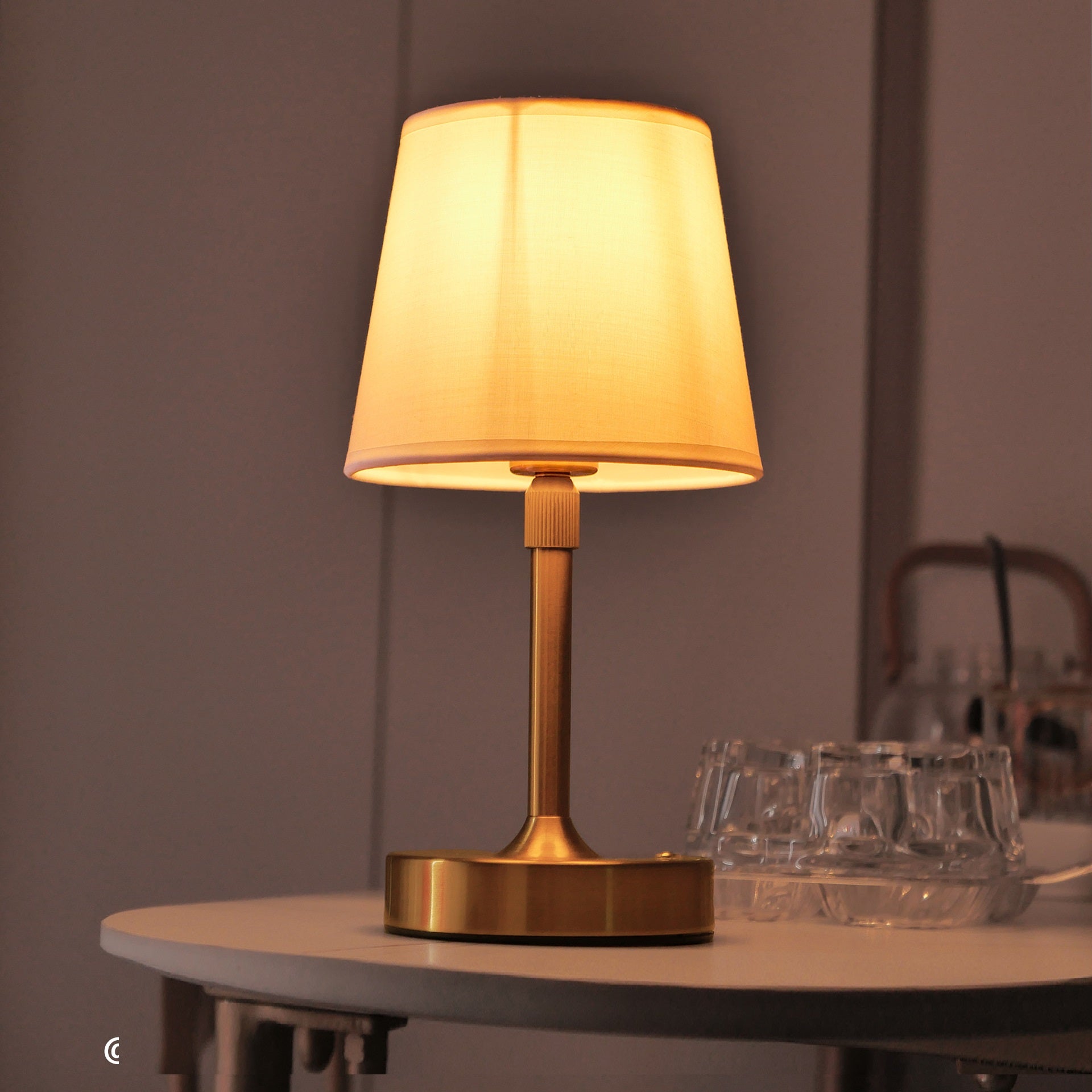 Vintage Fabric Touch Lamp