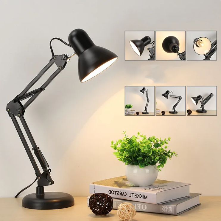 Multi Joint Adjustable Arm Table Lamp