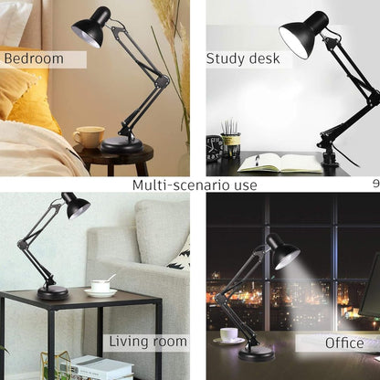 Multi Joint Adjustable Arm Table Lamp